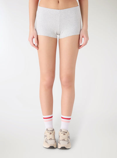 Culotte a costina tinta unita