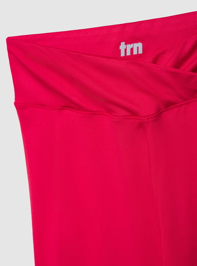 Leggings sportivo con inserto in tulle