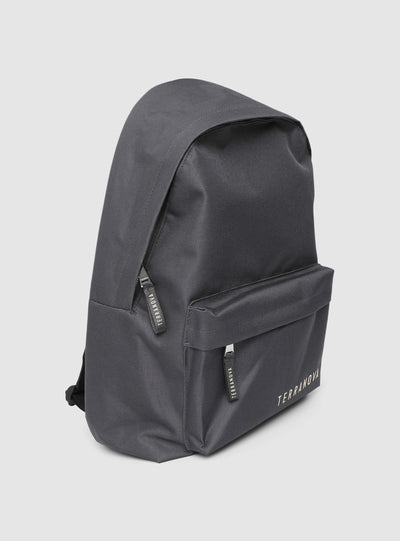 Zaino in nylon tasca frontale con logo
