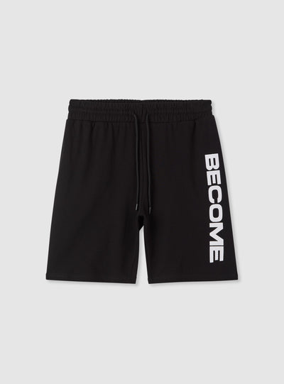 Bermuda con scritta laterale