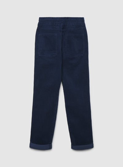 Pantaloni jogger effetto velluto