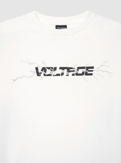 T-shirt a maniche lunghe con stampa fulmini