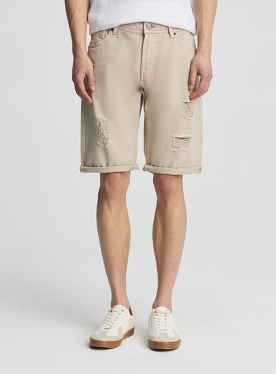 Shorts en denim déchirés