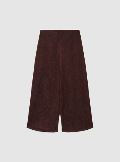 Ribbed crop trousers