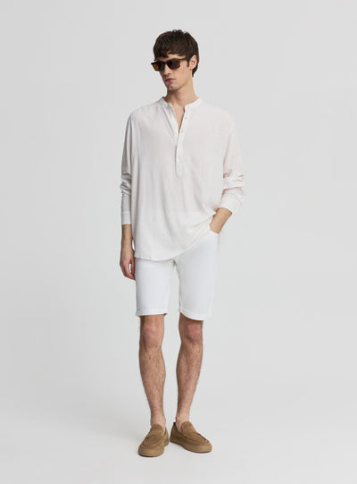 5-pocket shorts with cuffed hem
