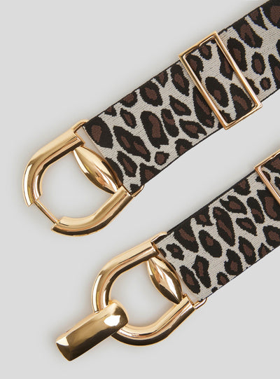 Cintura alta con motivo animalier