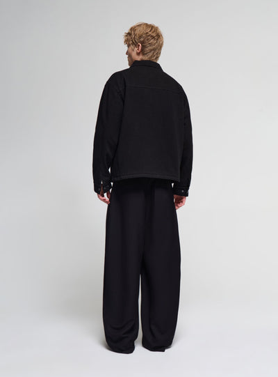 Pantaloni super baggy con fusciacca