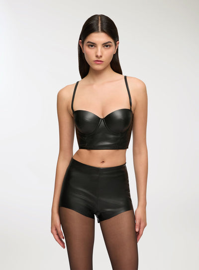 Corsetto similpelle