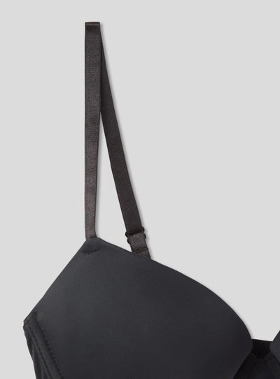 Reggiseno push-up imbottito in microfibra