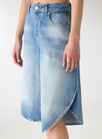 Jorts ampi a cinque tasche