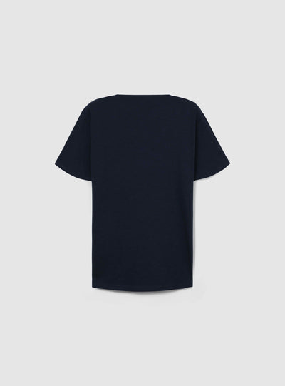 T-shirt con scritta frontale