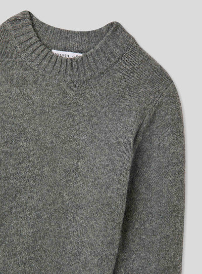 Maglia crop a lupetto