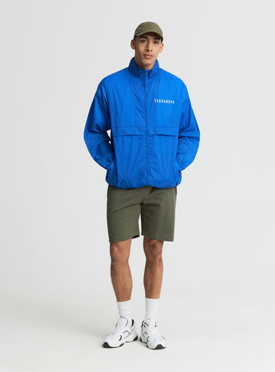 Giacca antipioggia con zip e coulisse
