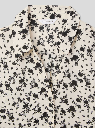 Camicia ampia floreale