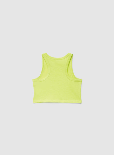 Solid colour American crop top