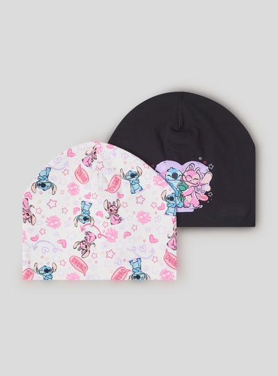 Pack 2 berretti con stampa Stitch®