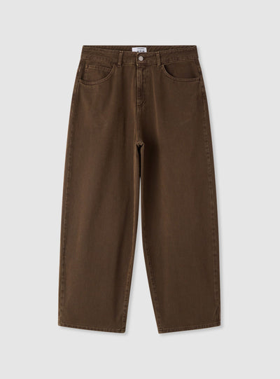 Pantaloni balloon a tinta unita