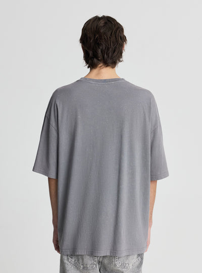 T-shirt oversize con scritta