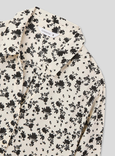 Camicia ampia floreale