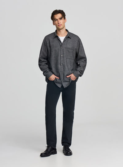 Camicia in misto lana