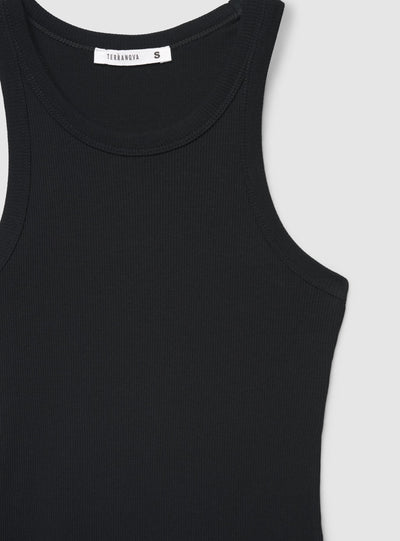 Vestito aderente a costine