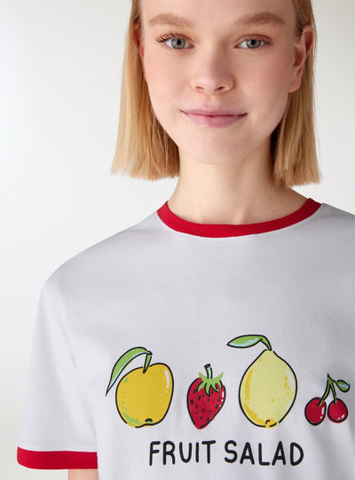 T-shirt regular con stampa frutta TRNPOPLAB