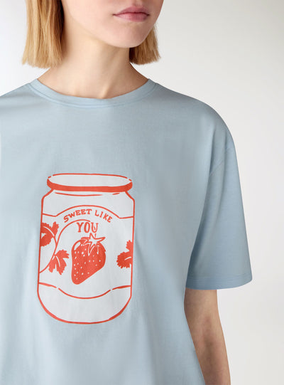 T-shirt regular con stampa marmellata TRNPOPLAB