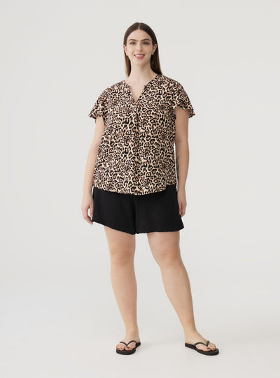 Blusa fantasia animalier