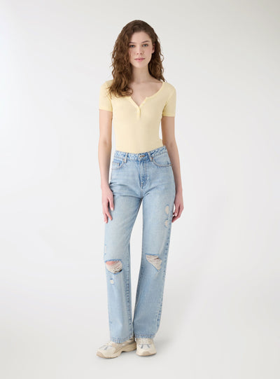T-shirt col rond uni