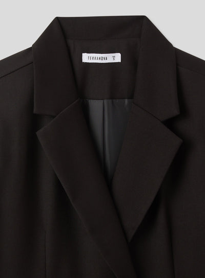 Gilet lungo doppiopetto