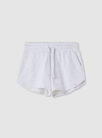 Short sweatpants with drawstring