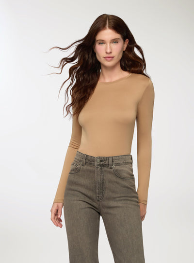 T-shirt basic tessuto caldo