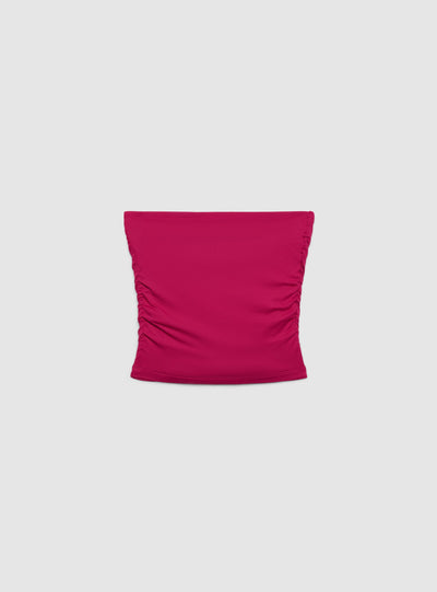 Top a fascia arricciato
