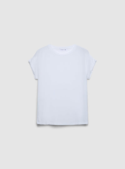 T-shirt ampia in viscosa