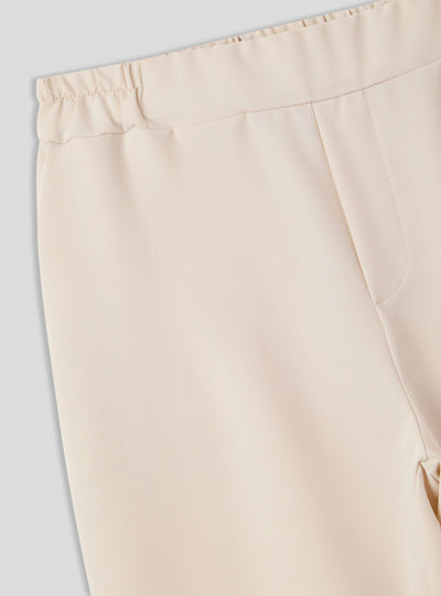 Plain-coloured jogger trousers