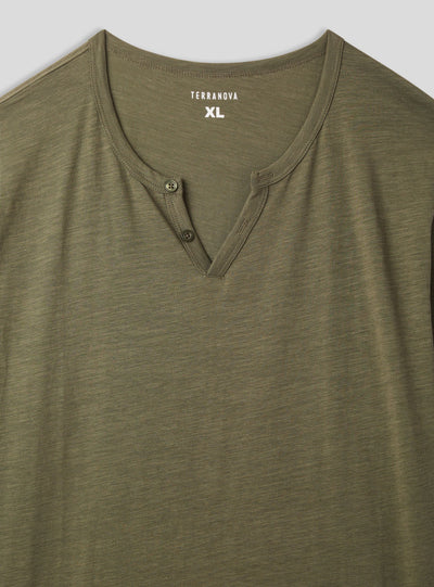 Pack 3 t-shirt serafino tessuto fiammato