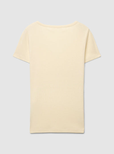 T-shirt col rond uni