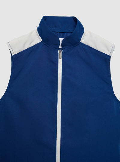 Top smanicato con zip TRNPOPLAB