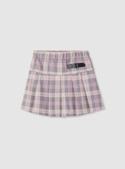 Jupe plissée avec boucle
