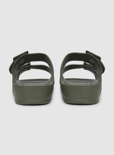 Slides with double buckle