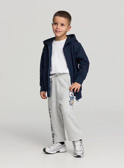 Pantaloni tuta con stampa e coulisse
