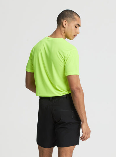 Breathable sports T-shirt with lettering