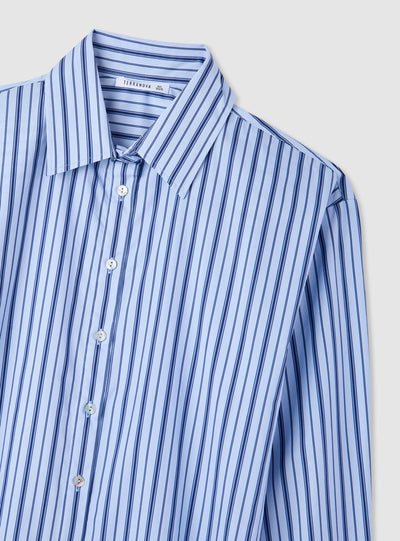 Camicia a righe con colletto