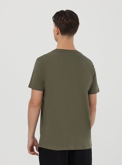 T-shirt con scritta frontale