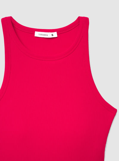 Vestito lungo con scollo americano e coppe