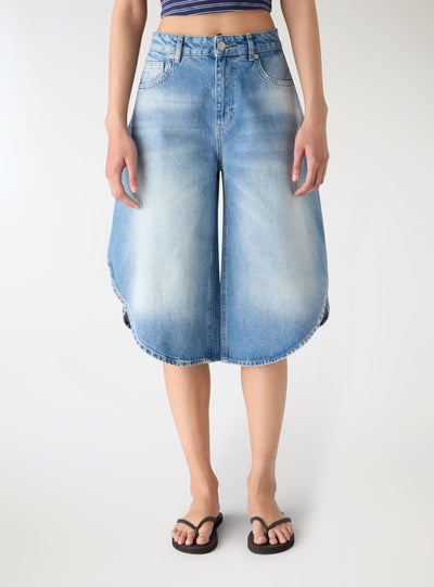 Jorts ampi a cinque tasche