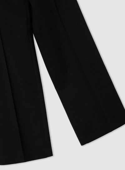 Pantalon large uni