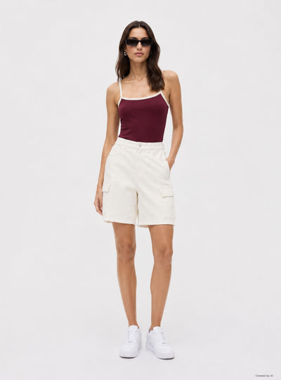 Jorts cargo con tasche laterali
