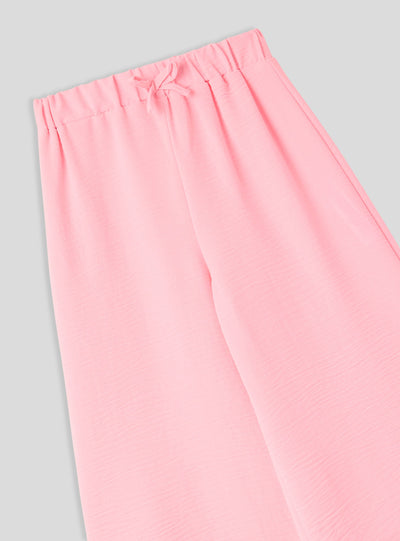 Pantaloni culotte con coulisse