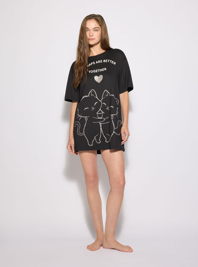 T-shirt de pyjama avec imprimé